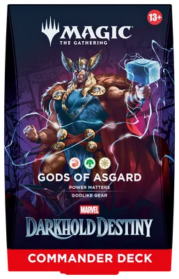 Magic: The Gathering - Marvel: Darkhold Destiny Commander Deck - Gods of Asgard, foto 2