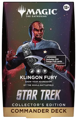 Magic: The Gathering - Star Trek Collector's Edition Commander Deck - Klingon Fury, foto 2