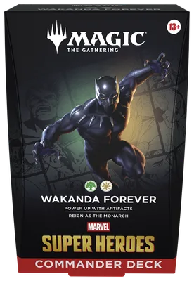 Magic: The Gathering - Marvel Super Heroes Commander Deck - Wakanda Forever, foto 2