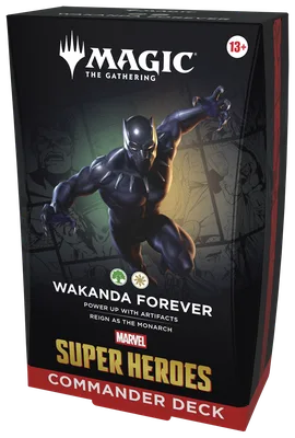 Magic: The Gathering - Marvel Super Heroes Commander Deck - Wakanda Forever, foto 3