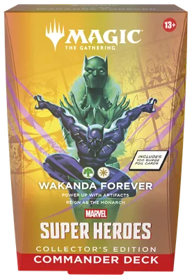 Magic: The Gathering - Marvel Super Heroes Commander Deck Collector's Edition - Wakanda Forever, foto 2