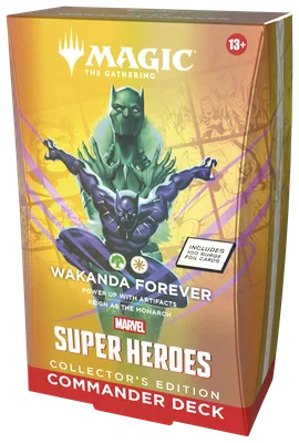 Magic: The Gathering - Marvel Super Heroes Commander Deck Collector's Edition - Wakanda Forever, foto 3