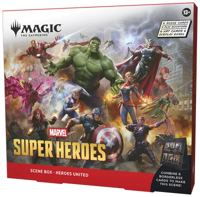 Magic: The Gathering - Marvel Super Heroes Scene Box - Heroes United, foto 3