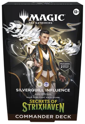 Magic: The Gathering - Secrets of Strixhaven Commander Deck - Silverquill Influence, foto 2