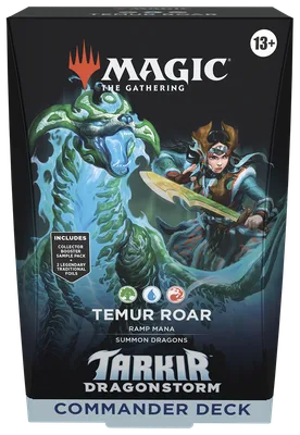Magic: The Gathering - Tarkir: Dragonstorm Commander Deck - Temur Roar, foto 2