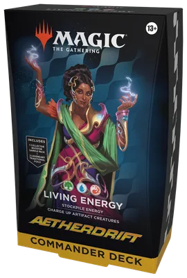 Magic: The Gathering - Aetherdrift Commander Deck - Living Energy, foto 3