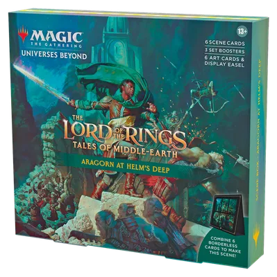 Magic: The Gathering - The Lord of the Rings: Tales of Middle-earth Scene Box - Aragorn at Helm's Deep, foto 3