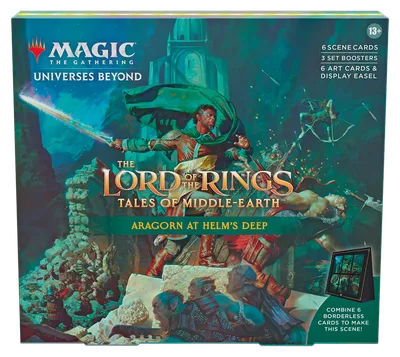 Magic: The Gathering - The Lord of the Rings: Tales of Middle-earth Scene Box - Aragorn at Helm's Deep, foto 2