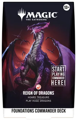 Magic: The Gathering - Foundations Commander Deck - Reign of Dragons, foto 2