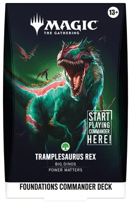 Magic: The Gathering - Foundations Commander Deck - Tramplesaurus Rex, foto 2