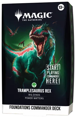Magic: The Gathering - Foundations Commander Deck - Tramplesaurus Rex, foto 3